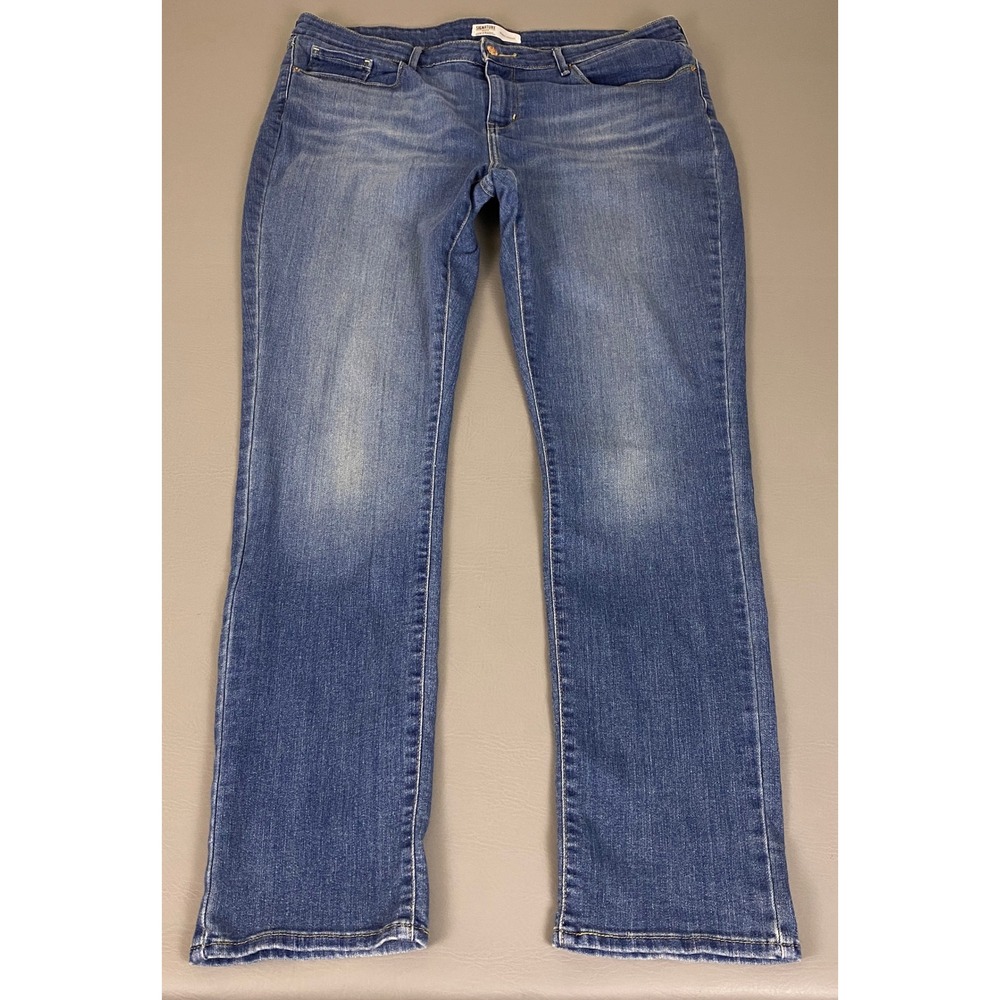 Signature by Levi Strauss & Co Jeans Women Plus Size 20 Blue Mid Rise Straight